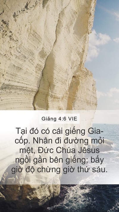 Giăng 4:6 VIE Bible Verse Image