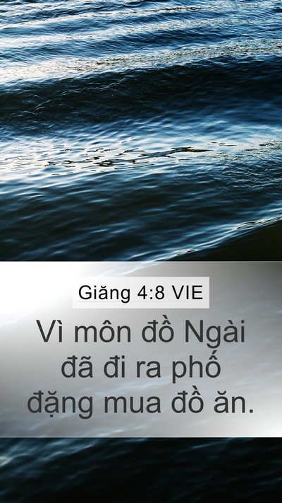 Giăng 4:8 VIE Bible Verse Image