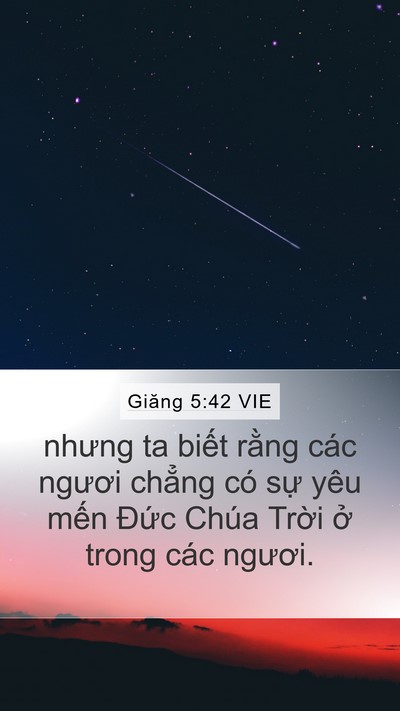 Giăng 5:42 VIE Bible Verse Image