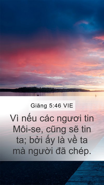Giăng 5:46 VIE Bible Verse Image