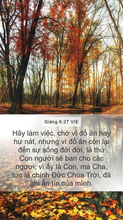 Giăng 6:27 VIE Bible Verse Image
