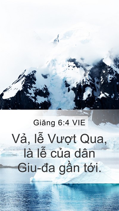 Giăng 6:4 VIE Bible Verse Image