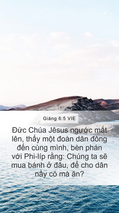 Giăng 6:5 VIE Bible Verse Image
