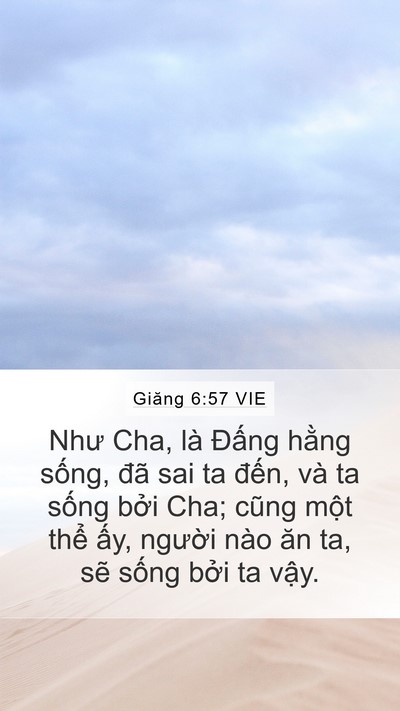 Giăng 6:57 VIE Bible Verse Image