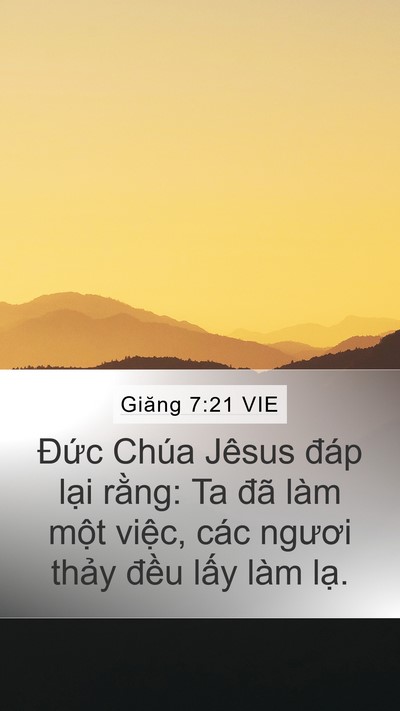 Giăng 7:21 VIE Bible Verse Image