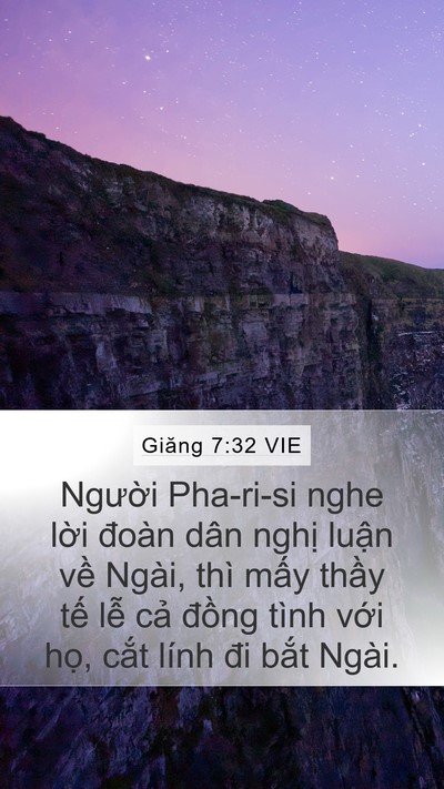 Giăng 7:32 VIE Bible Verse Image