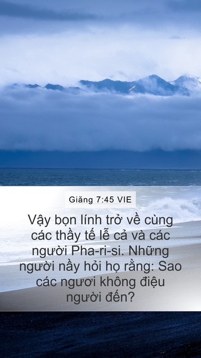 Giăng 7:45 VIE Bible Verse Image