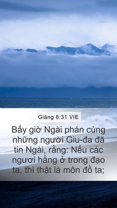Giăng 8:31 VIE Bible Verse Image