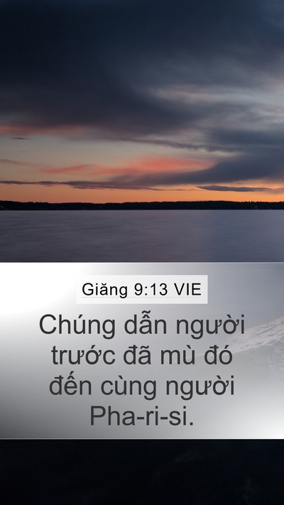 Giăng 9:13 VIE Mobile Phone Wallpaper - Chúng dẫn người trước đã mù đó - Mobile Bible Verse Wallpaper