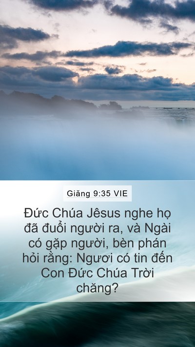 Giăng 9:35 VIE Bible Verse Image