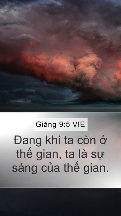Giăng 9:5 VIE Bible Verse Image