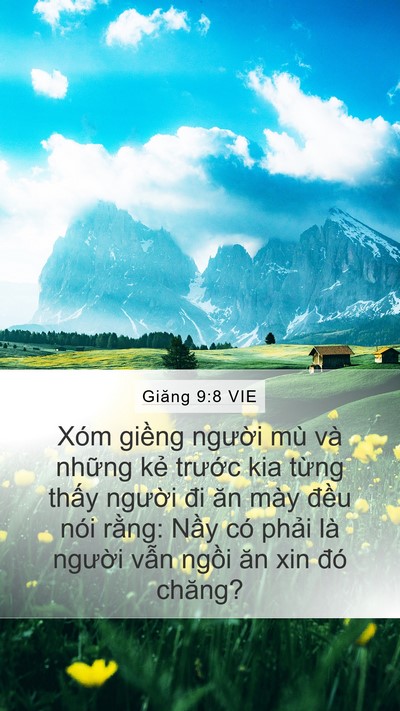 Giăng 9:8 VIE Bible Verse Image