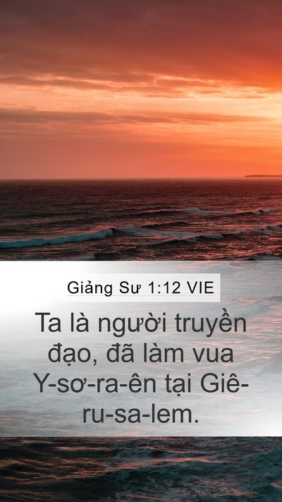 Giảng Sư 1:12 VIE Bible Verse Image