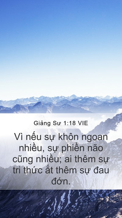 Giảng Sư 1:18 VIE Bible Verse Image