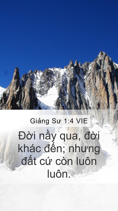 Giảng Sư 1:4 VIE Bible Verse Image