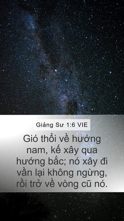 Giảng Sư 1:6 VIE Bible Verse Image
