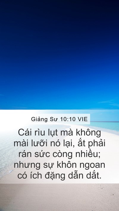 Giảng Sư 10:10 VIE Bible Verse Image