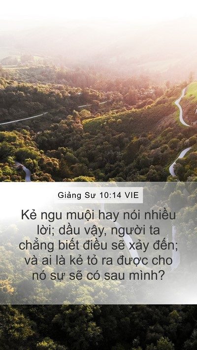 Giảng Sư 10:14 VIE Bible Verse Image