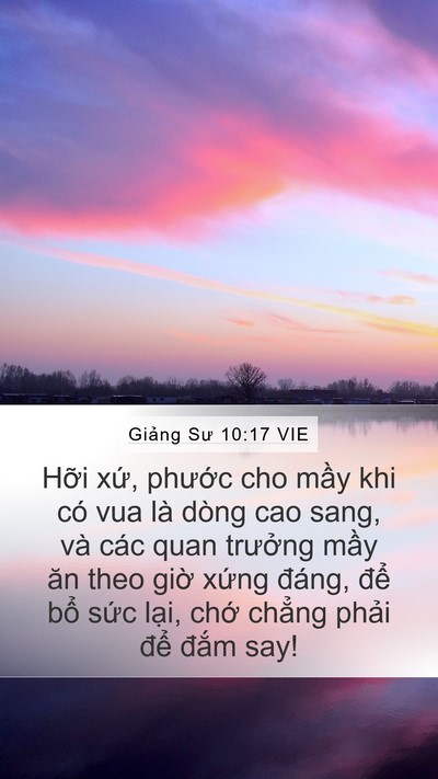 Giảng Sư 10:17 VIE Bible Verse Image