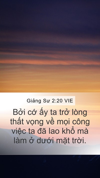 Giảng Sư 2:20 VIE Bible Verse Image