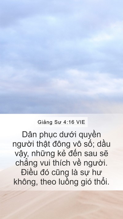 Giảng Sư 4:16 VIE Bible Verse Image