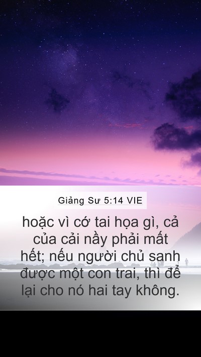Giảng Sư 5:14 VIE Bible Verse Image