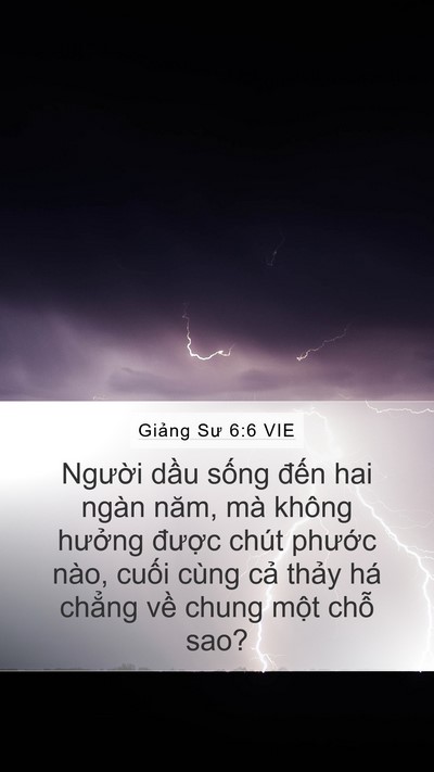 Giảng Sư 6:6 VIE Bible Verse Image