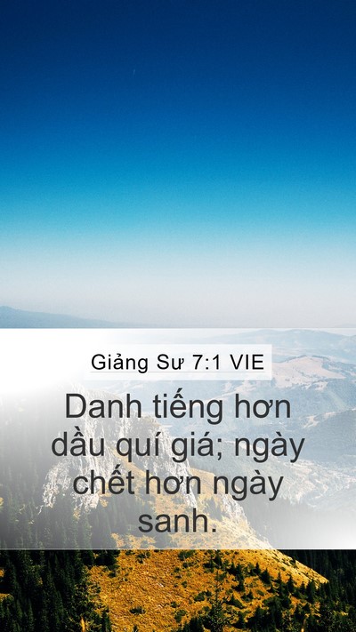 Giảng Sư 7:1 VIE Bible Verse Image