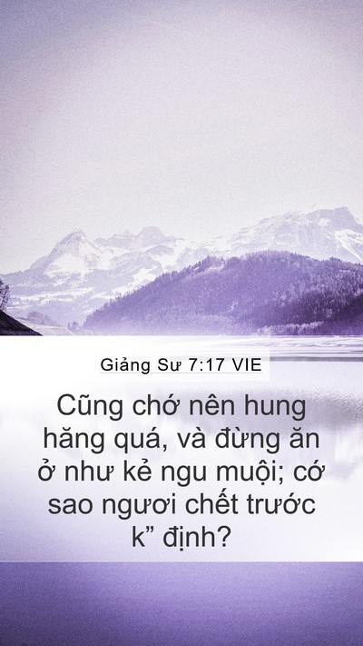 Giảng Sư 7:17 VIE Bible Verse Image