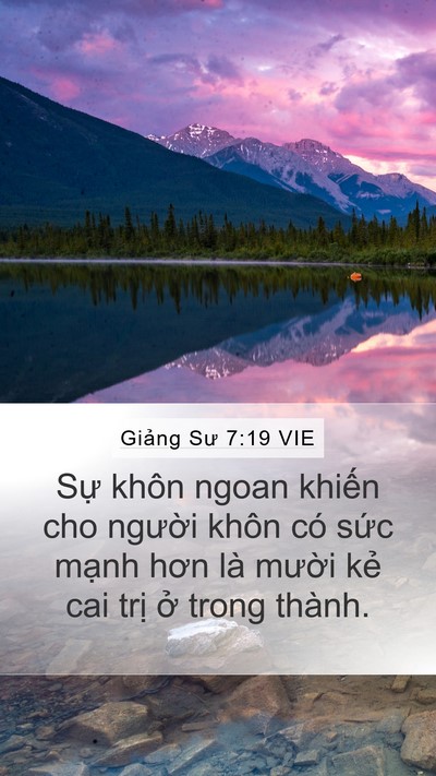 Giảng Sư 7:19 VIE Bible Verse Image