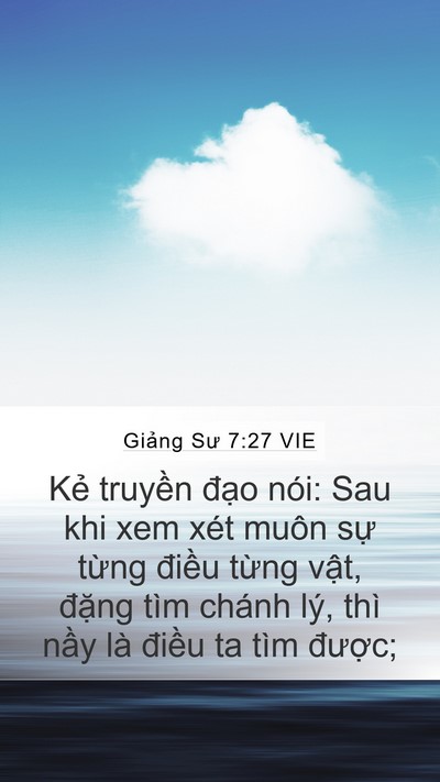 Giảng Sư 7:27 VIE Bible Verse Image