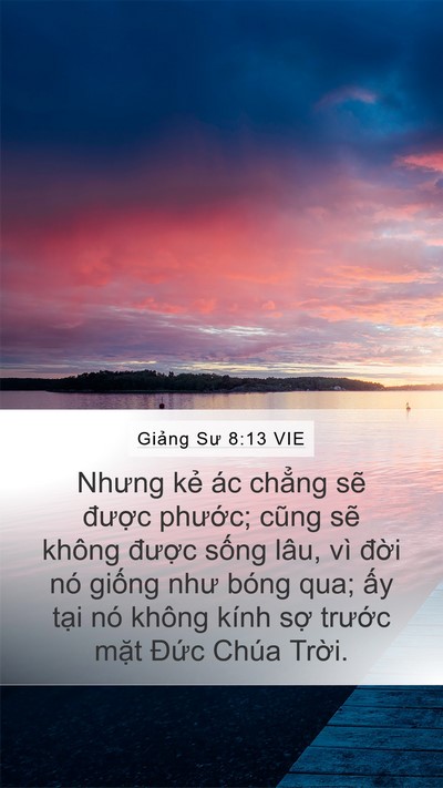 Giảng Sư 8:13 VIE Bible Verse Image