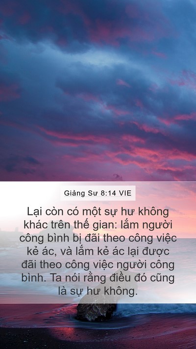 Giảng Sư 8:14 VIE Bible Verse Image