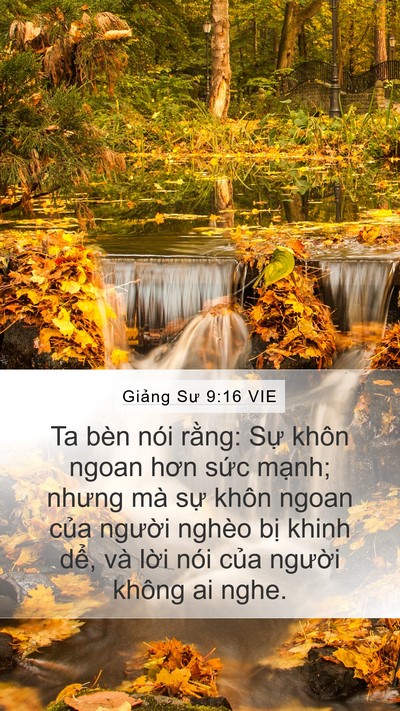 Giảng Sư 9:16 VIE Bible Verse Image