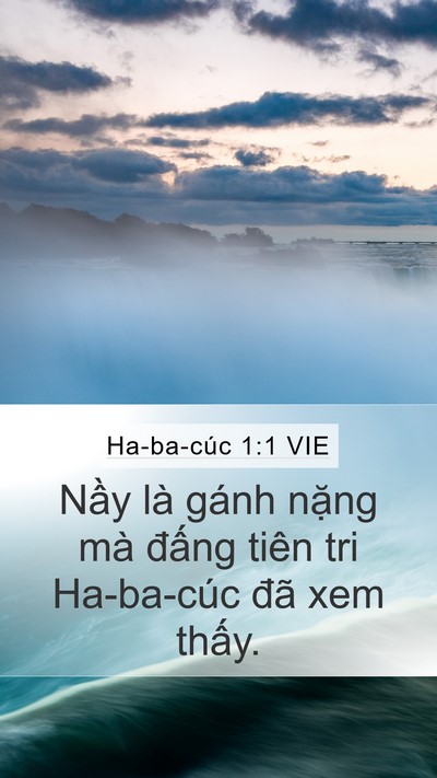 Ha-ba-cúc 1:1 VIE Bible Verse Image