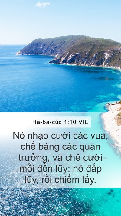 Ha-ba-cúc 1:10 VIE Bible Verse Image