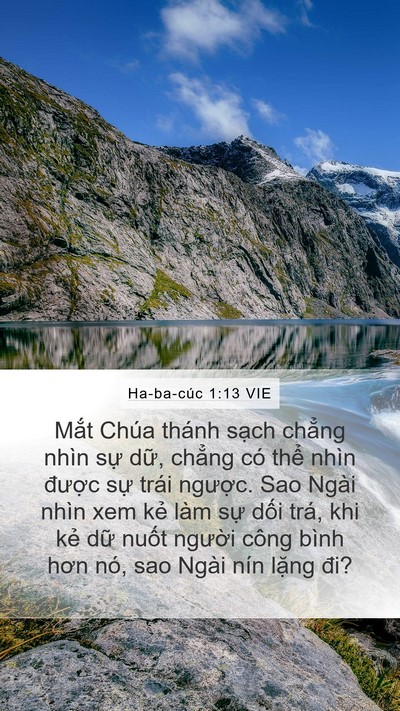 Ha-ba-cúc 1:13 VIE Bible Verse Image