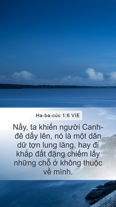 Ha-ba-cúc 1:6 VIE Bible Verse Image