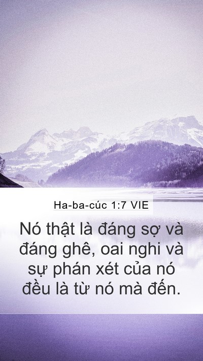 Ha-ba-cúc 1:7 VIE Bible Verse Image