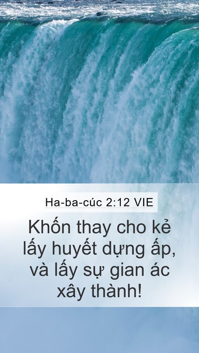 Ha-ba-cúc 2:12 VIE Bible Verse Image