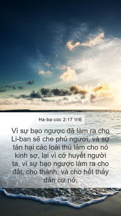 Ha-ba-cúc 2:17 VIE Bible Verse Image