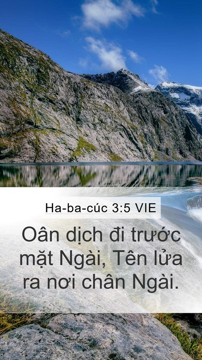 Ha-ba-cúc 3:5 VIE Bible Verse Image