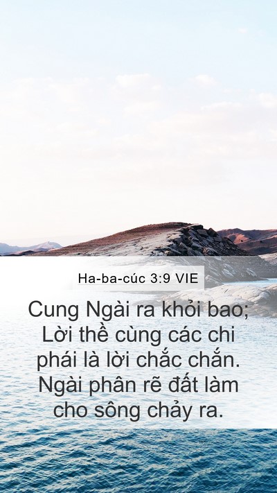 Ha-ba-cúc 3:9 VIE Bible Verse Image