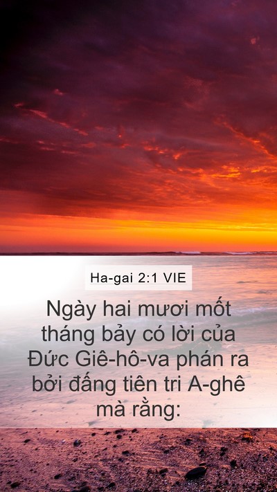 Ha-gai 2:1 VIE Bible Verse Image