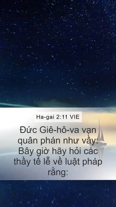 Ha-gai 2:11 VIE Bible Verse Image