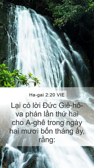 Ha-gai 2:20 VIE Bible Verse Image