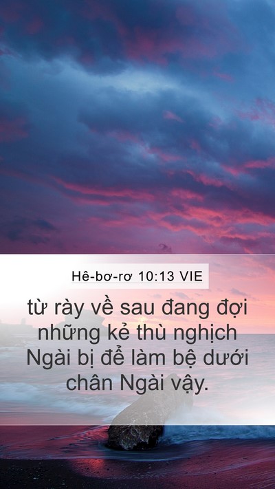 Hê-bơ-rơ 10:13 VIE Bible Verse Image