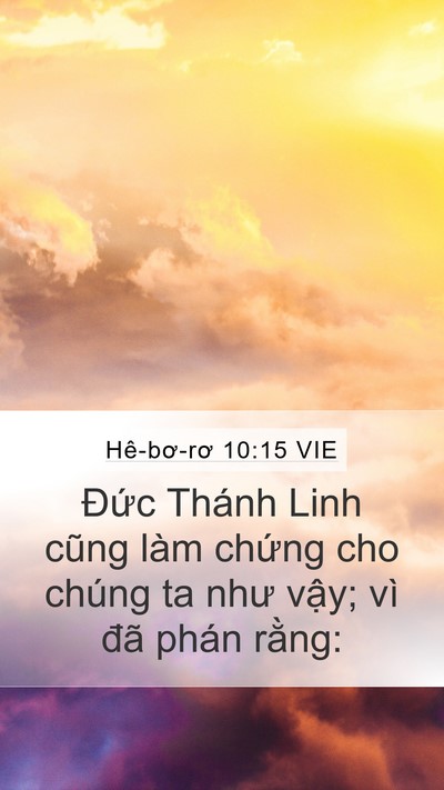 Hê-bơ-rơ 10:15 VIE Bible Verse Image