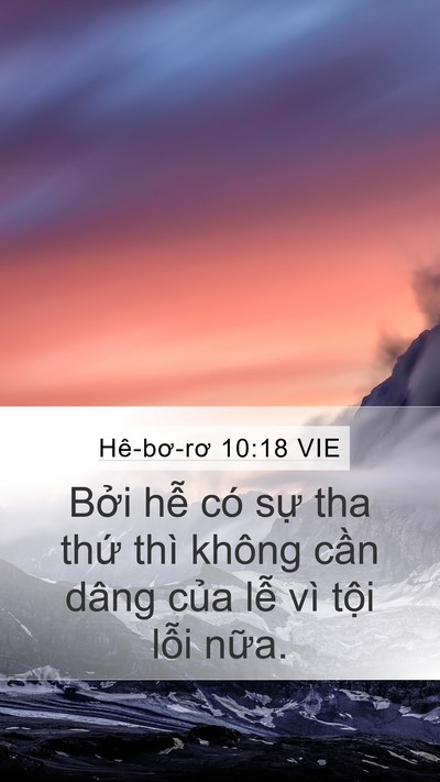 Hê-bơ-rơ 10:18 VIE Bible Verse Image
