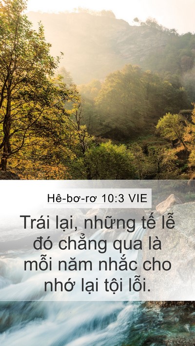 Hê-bơ-rơ 10:3 VIE Bible Verse Image